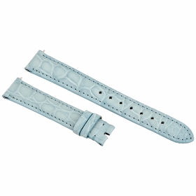 Hadley Roma Matte Baby Blue 16 MM Alligator Leather Strap Hadley Roma Matte Baby Blue 16 MM Alligator Leather Strap