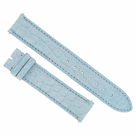 Hadley Roma Matte Baby Blue 19 MM Alligator Leather Strap Hadley Roma Matte Baby Blue 19 MM Alligator Leather Strap