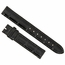 Hadley Roma Matte Black 14 MM Alligator Leather Strap