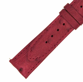 Hadley Roma Matte Bougainvillea Ostrich Leather Strap Hadley Roma Matte Bougainvillea Ostrich Leather Strap
