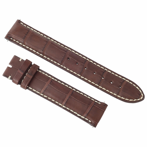 Hadley Roma  Matte Brown Alligator Leather Strap