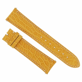 Hadley Roma Matte Orange Alligator Leather Strap 21ABR29C Hadley Roma Matte Orange Alligator Leather Strap 21ABR29C