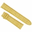 Hadley Roma Matte Yellow 20 MM Alligator Leather Strap