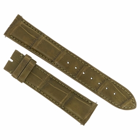 Hadley Roma Olive Green 20 MM Alligator Leather Strap Hadley Roma Olive Green 20 MM Alligator Leather Strap