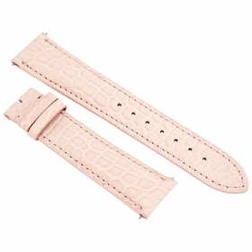 Hadley Roma Pink Alligator Leather Strap Hadley Roma Pink Alligator Leather Strap