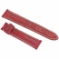 Hadley Roma Wine Matte 21 MM Alligator Leather Strap