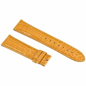 Hadley Roma Yellow 20MM Alligator Strap Hadley Roma Yellow 20MM Alligator Strap