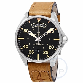 Hamilton H64645531 Khaki Pilot Day Date Mens Automatic Watch