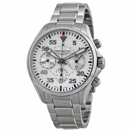 Hamilton H64666155 Khaki Pilot Mens Chronograph Automatic Watch