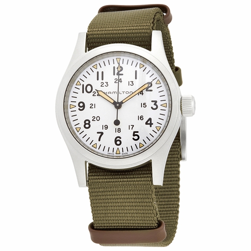 Hamilton H69439411 Khaki Field Mechanical Mens Hand Wind Watch