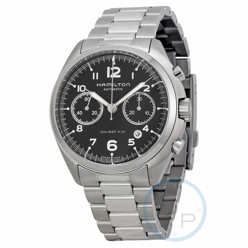 Hamilton H76416135 Pilot Pioneer Mens Chronograph Automatic Watch