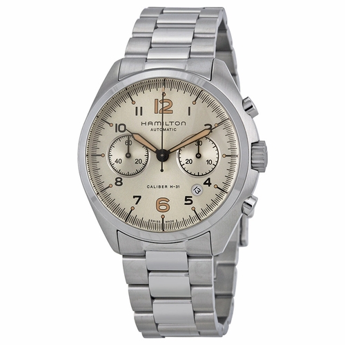 Hamilton H76416155 Khaki Pilot Pioneer Mens Chronograph Automatic Watch