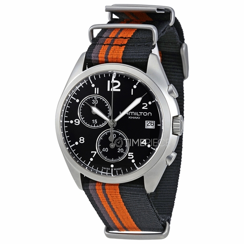 Hamilton H76552933 Khaki Pilot Pioneer Mens Chronograph Quartz Watch