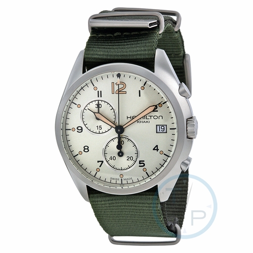 Hamilton H76552955 Pilot Pioneer Mens Chronograph Quartz Watch