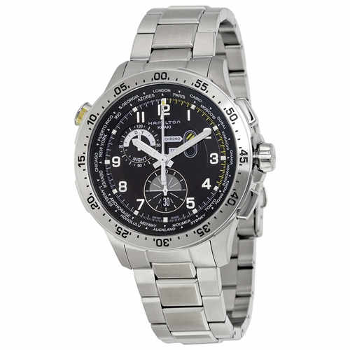 Hamilton H76714135 Worldtimer Mens Chronograph Quartz Watch