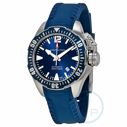 Hamilton H77705345 Khaki Navy Frogman Mens Automatic Watch