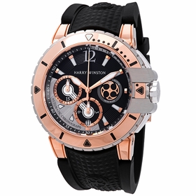 Harry Winston OCEACH44RZ005 Ocean Diver Mens Chronograph Automatic Watch
