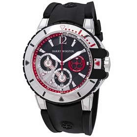 Harry Winston OCEACH44WZ007 Ocean Diver Mens Chronograph Automatic Watch