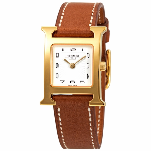 Hermes 036734WW00 H Hour Ladies Quartz Watch