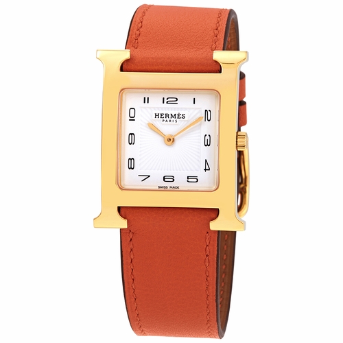 Hermes 036786WW00 H Hour Ladies Quartz Watch