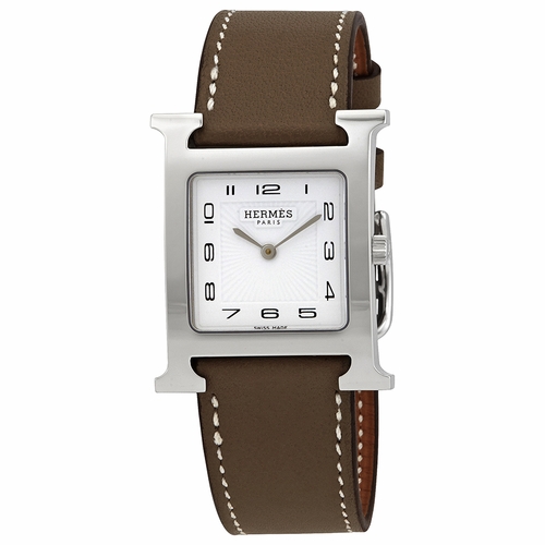Hermes 036796WW00 H Hour Ladies Quartz Watch