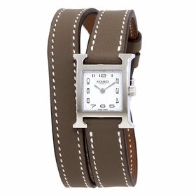 Hermes 037884WW00 Heure H Ladies Quartz Watch