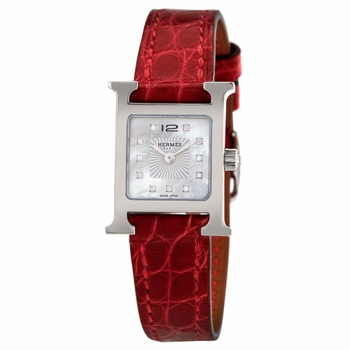 Hermes 037890WW00 Heure H Ladies Quartz Watch