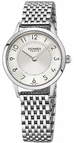 Hermes 041736WW00 Slim D Ladies Quartz Watch