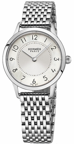 Hermes 041736WW00 Slim D Ladies Quartz Watch