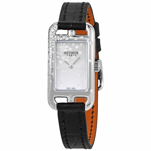 Hermes 045246WW00 Nantucket Jete De Diamants Ladies Quartz Watch