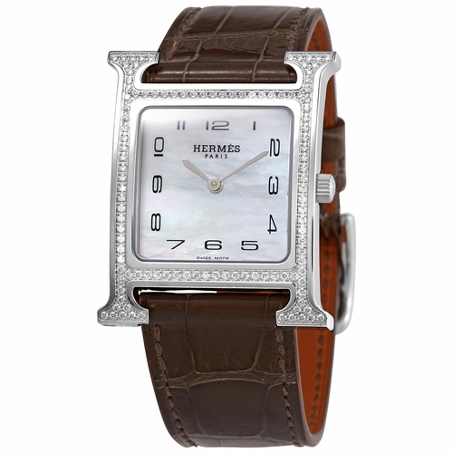 Hermes 046515WW00 Heure H Ladies Quartz Watch