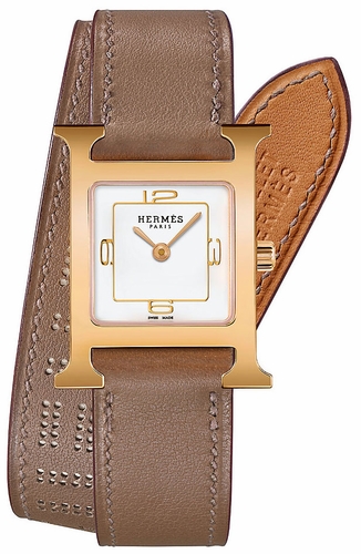 Hermes 049197WW00 H Hour Ladies Quartz Watch