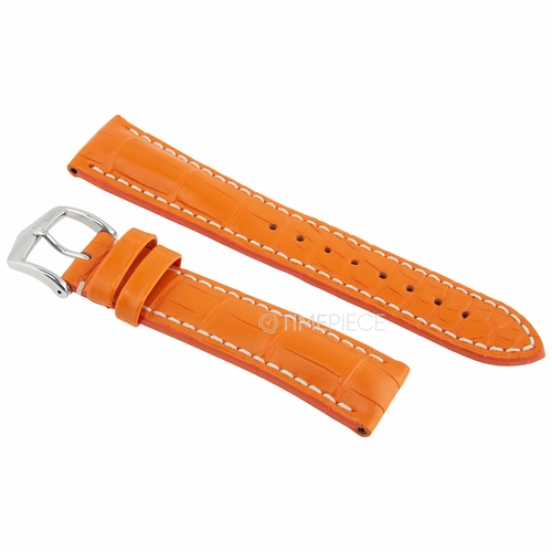 Hirsch Capitano Unisex 21 mm Alligator Leather Watch Band 05007076-2-21