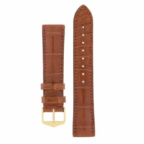 Hirsch Earl Unisex 21 mm Alligator Leather Watch Band 04707079-1-21