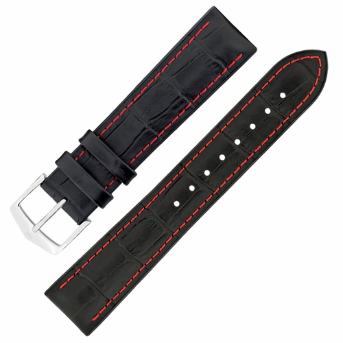 Hirsch George Unisex 22 mm Leather Watch Band 0925128052-2-22