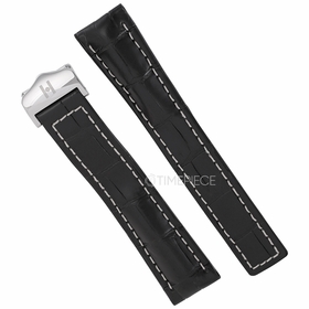 Hirsch Navigator Unisex 20 mm Alligator Leather Watch Band 07007459-2-2018