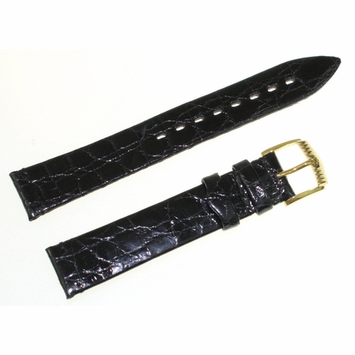 Hirsch Prestige Unisex 18 mm Crocodile Leather Watch Band 02208050-1-18