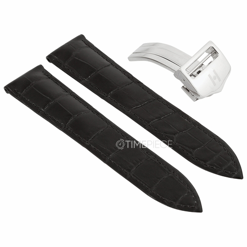 Hirsch Savoir Unisex 18 mm Alligator Leather Watch Band 07207459-2-1816