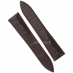 Hirsch Savoir Unisex 19 mm Alligator Leather Watch Band No clasp 07207417-2-1916
