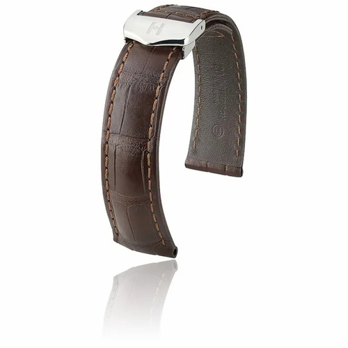 Hirsch Speed Unisex 20 mm Alligator Leather Watch Band 07407417-2-2016