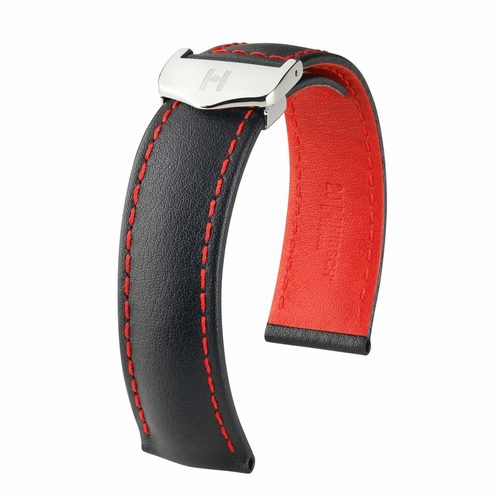 Hirsch Unisex Speed 22 mm Calf Leather Watch Band 07502452-2-2218