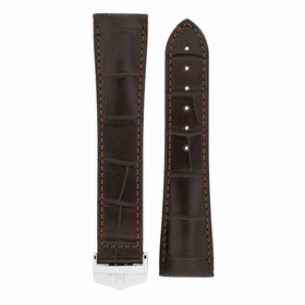 Hirsch Voyager Unisex 20 mm Alligator Leather Watch Band 07107417-2-2018