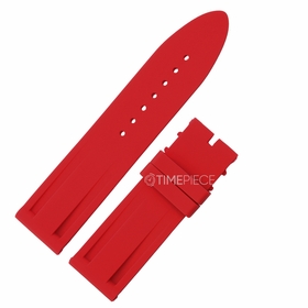 Horus Watch Straps For Chopard Mille Miglia Gran Turismo XL Straight Lug Red Rubber Watch Band 23MMSL-RD