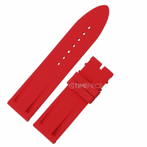 Horus Watch Straps For Chopard Mille Miglia Gran Turismo XL Straight Lug Red Rubber Watch Band 23MMSL-RD