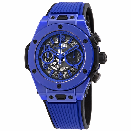 Hublot 411.ES.5119.RX Big Bang Unico Blue Magic Mens Chronograph Automatic Watch