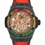 Hublot 414.CI.4010.LR.4096.NJA19 Big Bang Meca-10 "Nicky Jam" Ceramic "X" Setting Mens Hand Wind Watch
