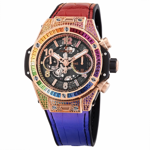 Hublot 441.OX.9910.LR.0999 Big Bang Unico King Gold Rainbow Mens Automatic Watch