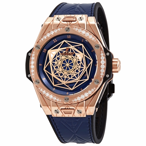 Hublot 465.OS.7189.VR.1204.MXM19 Big Bang Sang Bleu Ladies Automatic Watch