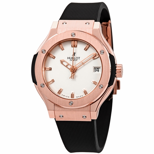 Hublot 581.OX.2610.RX Classic Fusion King Gold Opaline Ladies Quartz Watch