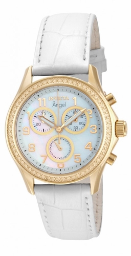 Invicta 12990 Angel Ladies Chronograph Quartz Watch